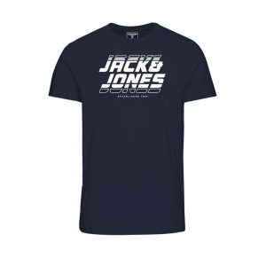 T-Shirt σε Μεγάλα Μεγέθη JACK & JONES 12235432 Navy