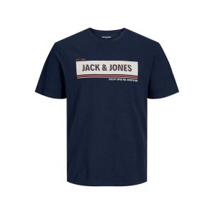 T-Shirt σε Μεγάλα Μεγέθη JACK & JONES 12235434 Navy