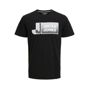 T-Shirt σε Μεγάλα Μεγέθη JACK & JONES 12235447 Μαύρο