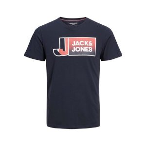 T-Shirt σε Μεγάλα Μεγέθη JACK & JONES 12235447 Navy