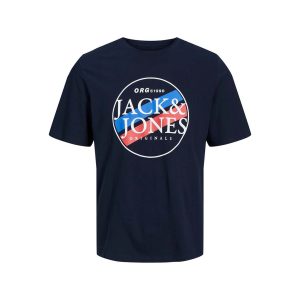 T-Shirt σε Μεγάλα Μεγέθη JACK & JONES 12235554 Navy