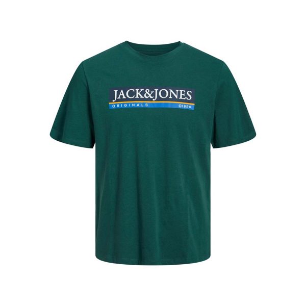 T-Shirt σε Μεγάλα Μεγέθη JACK & JONES 12235554 Πράσινο