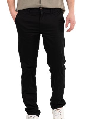 Chinos Παντελόνι DOUBLE CP-247 Μαύρο