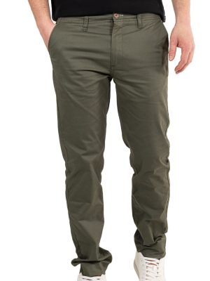 Chinos Παντελόνι DOUBLE CP-247 Olive