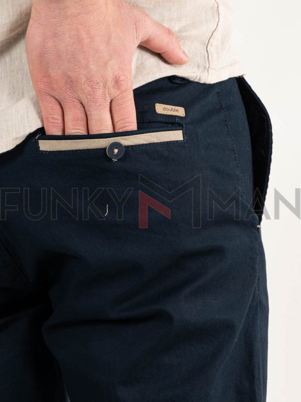 Chinos Special Fabric Παντελόνι DOUBLE CP-248 Navy