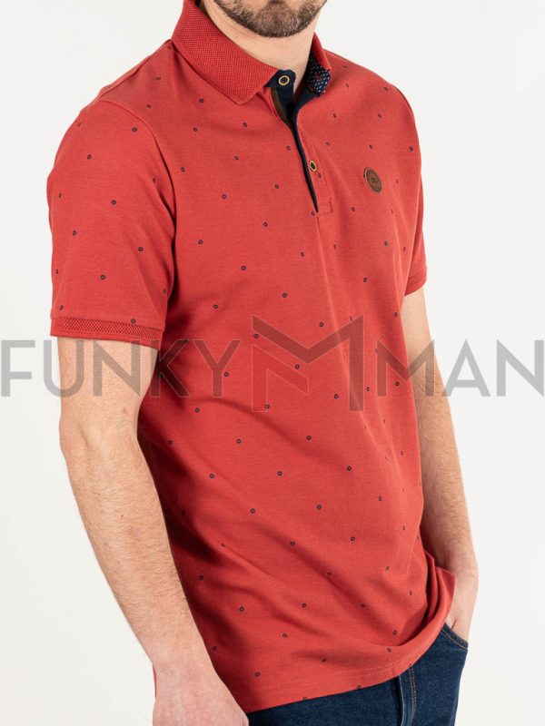 All Over Print Polo DOUBLE PS-299S Brick