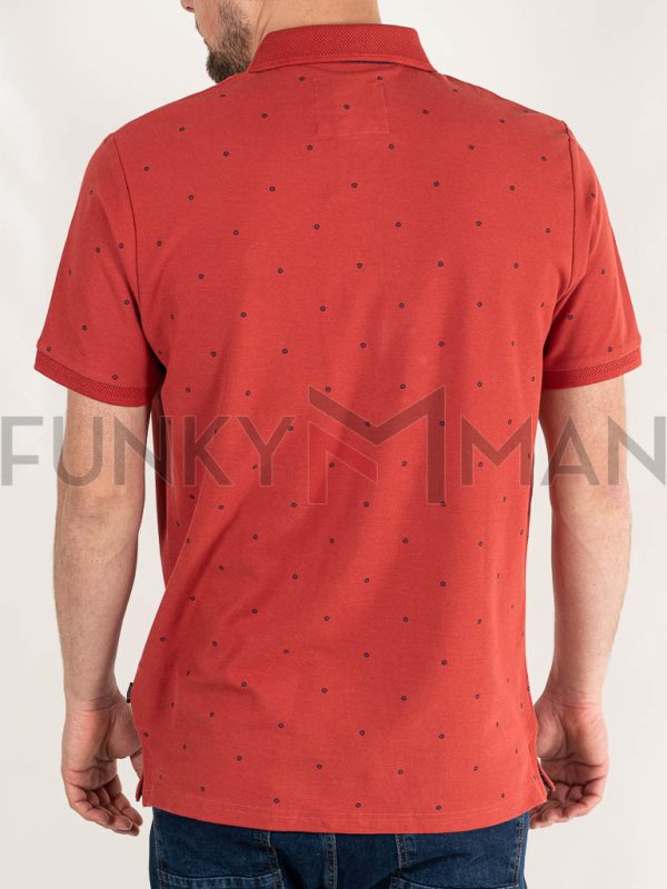 All Over Print Polo DOUBLE PS-299S Brick