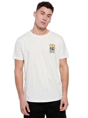 T-Shirt FUNKY BUDDHA FBM007-064-04 Off White