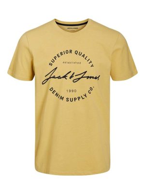 T-Shirt JACK & JONES 12222037 σκούρο Κίτρινο