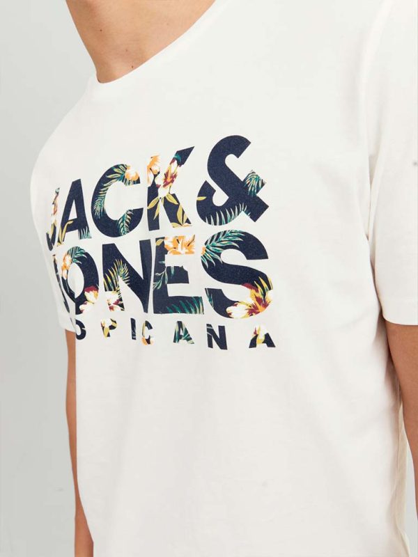 T-Shirt JACK & JONES 12224688 Off White