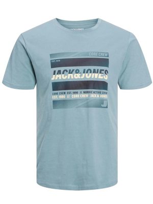 T-Shirt σε Μεγάλα Μεγέθη JACK & JONES 12235428 Stone Blue