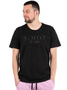 Κοντομάνικη Μπλούζα T-Shirt Paco & CO 2331003 Μαύρο