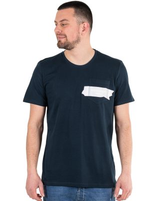Κοντομάνικη Μπλούζα T-Shirt Paco & CO 2331005 Navy