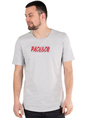Κοντομάνικη Μπλούζα T-Shirt Paco & CO 2331012 Ice