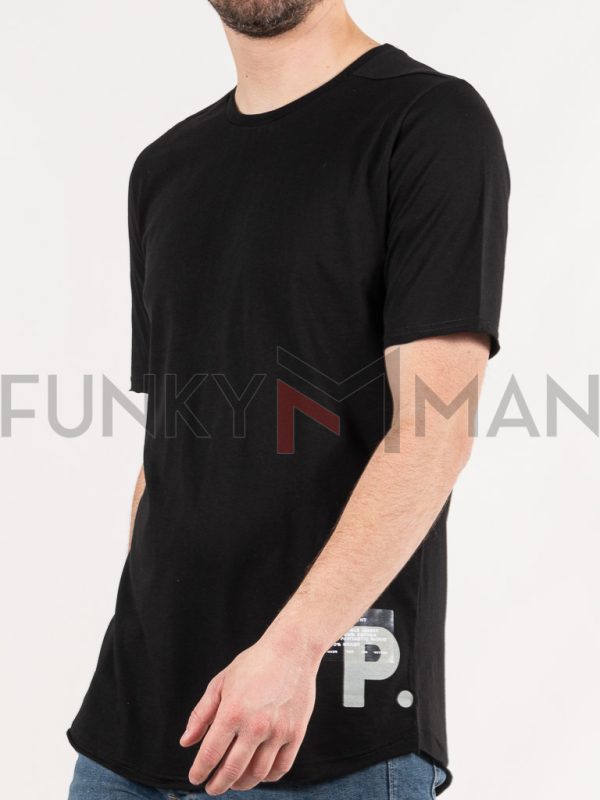 Κοντομάνικη Μπλούζα T-Shirt Paco 2331023 Μαύρο