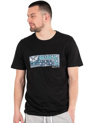 Κοντομάνικη Μπλούζα T-Shirt Paco & CO 2331025 Μαύρο