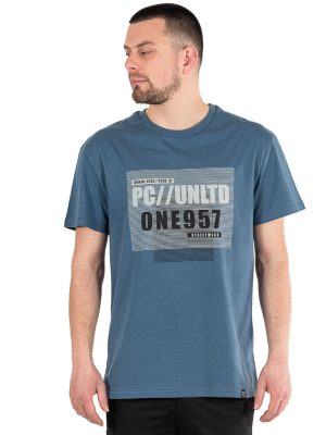 Κοντομάνικη Μπλούζα T-Shirt Paco & CO 2331043 Stone Blue