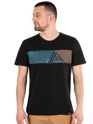 Κοντομάνικη Μπλούζα T-Shirt Paco & CO 2331077 Μαύρο
