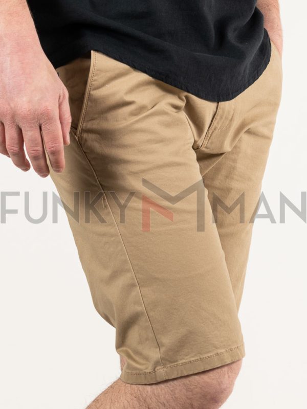 Chinos Casual Βερμούδα DOUBLE MSHO-142 Sand