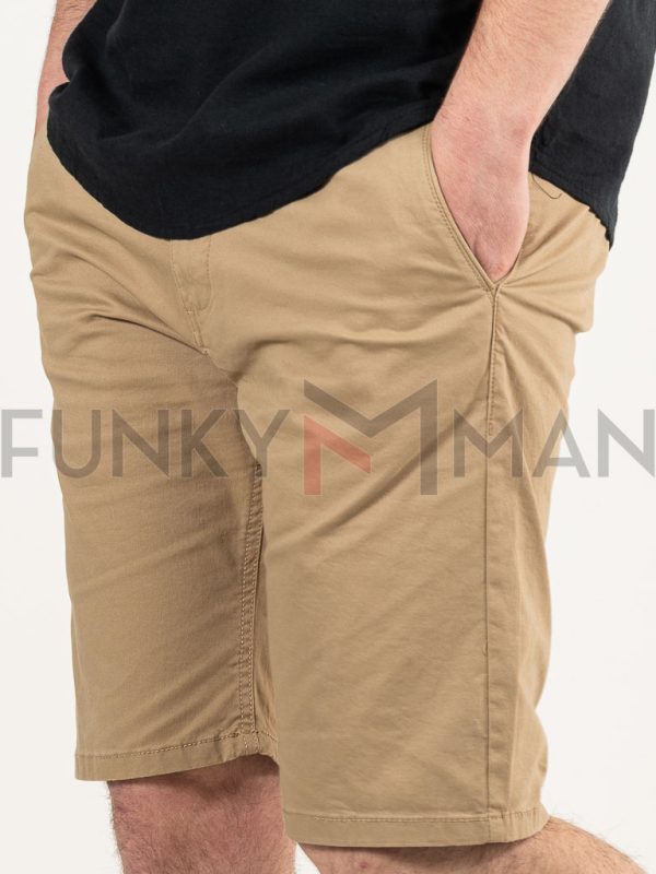 Chinos Casual Βερμούδα DOUBLE MSHO-142 Sand