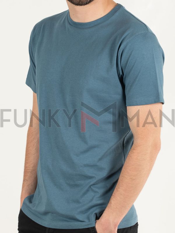 Round Neck T-Shirt DOUBLE TS-245 Dusty Blue