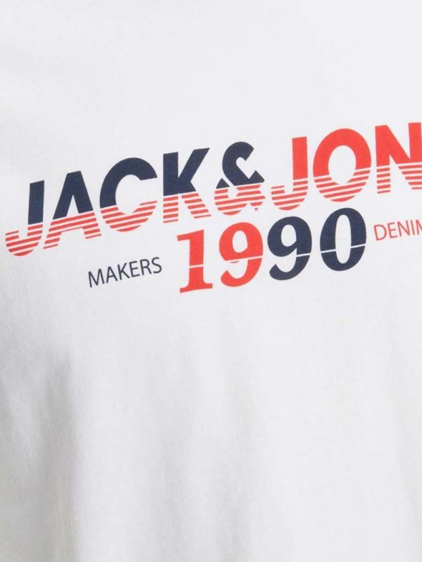 T-Shirt JACK & JONES 12222878 Λευκό