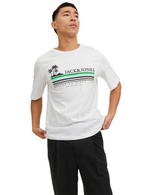 T-Shirt JACK & JONES 12235154 Λευκό