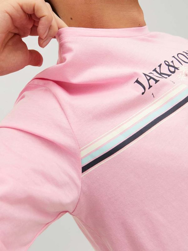 T-Shirt JACK & JONES 12235154 Prism Pink
