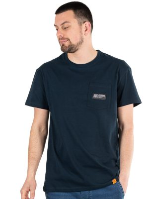 Oversize T-Shirt Paco & CO 2331803 σκούρο Μπλε