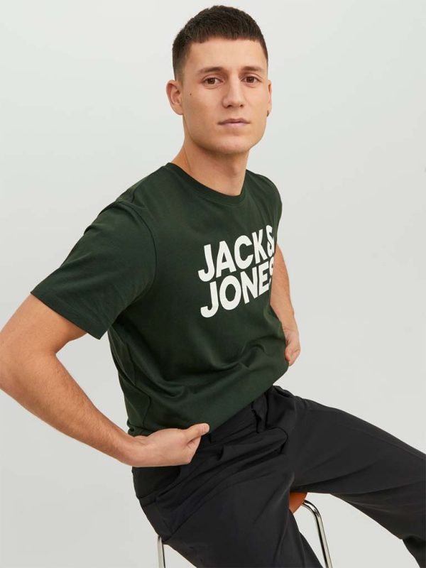 T-Shirt JACK & JONES 12151955 Large Print Mountain