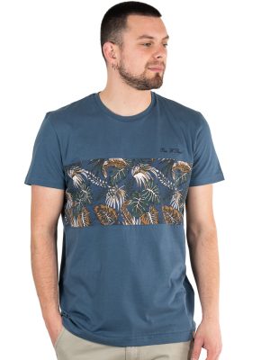 Κοντομάνικη Μπλούζα T-Shirt Paco & CO 2331028 Μπλε