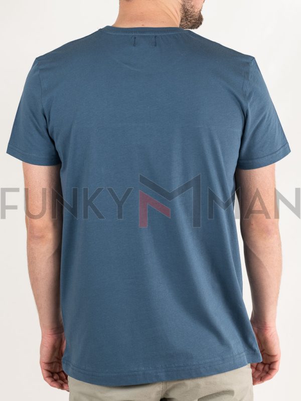 Κοντομάνικη Μπλούζα T-Shirt Paco & CO 2331028 Μπλε