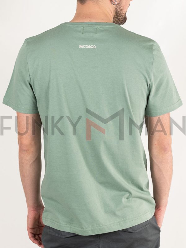 Κοντομάνικη Μπλούζα T-Shirt Paco & CO 2331029 Mint