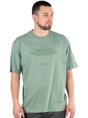 OVERSIZE Κοντομάνικη Μπλούζα T-Shirt Paco & CO 2331051 Mint
