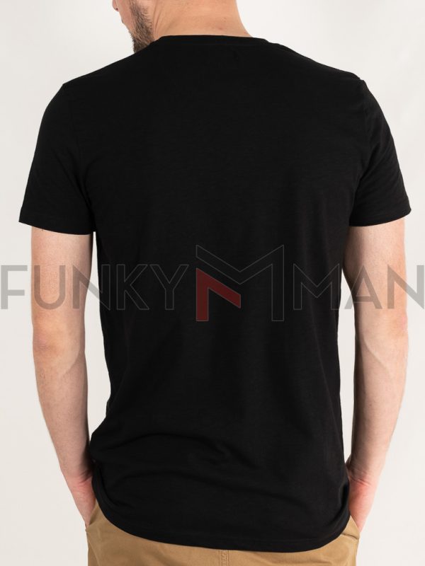 Κοντομάνικη Μπλούζα T-Shirt Paco & CO 2331068 Μαύρο