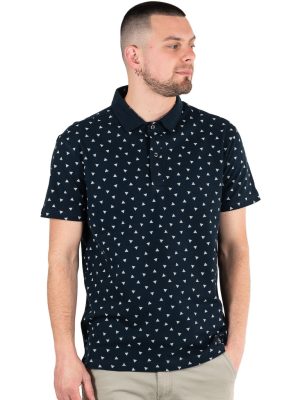 All Over Print Polo Paco & Co 2331090 Navy