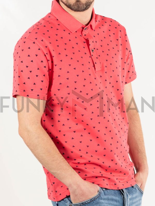 All Over Print Polo Paco & Co 2331090 Watermelon