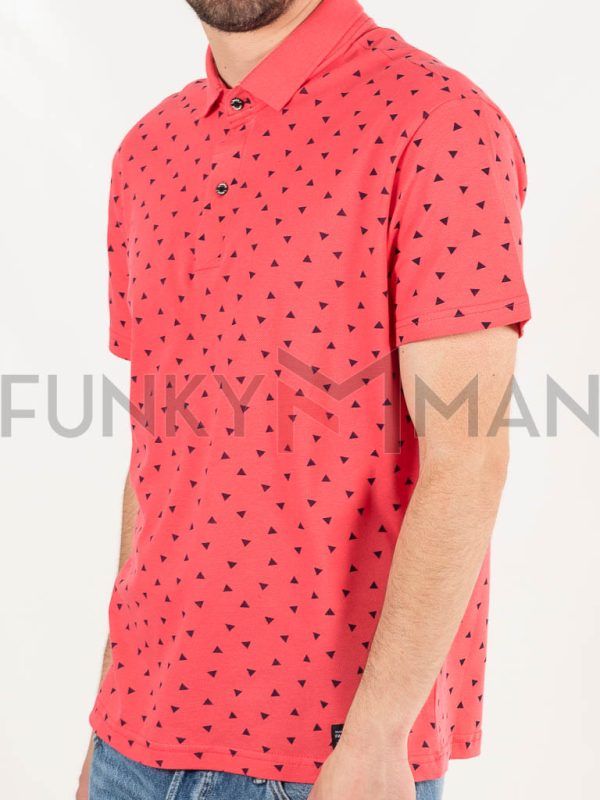 All Over Print Polo Paco & Co 2331090 Watermelon