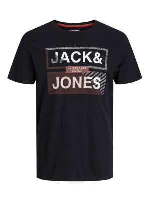 T-Shirt JACK & JONES 12235130 Μαύρο
