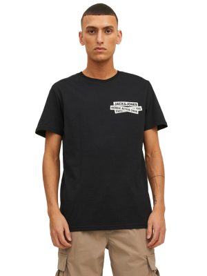 T-Shirt JACK & JONES 12235249 Μαύρο