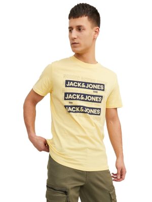 T-Shirt JACK & JONES 12235249 Pale Banana