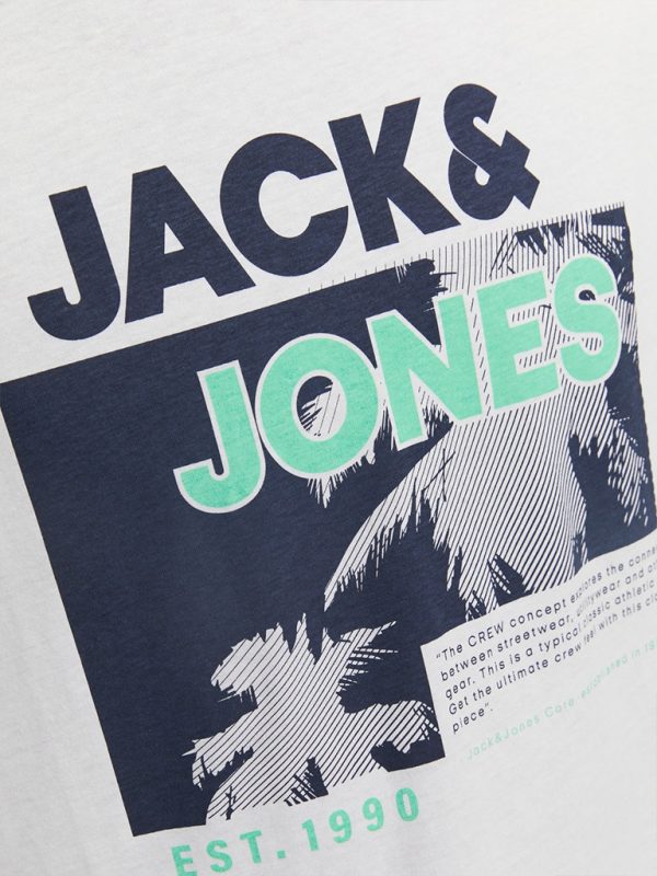 T-Shirt JACK & JONES 12239462 Λευκό