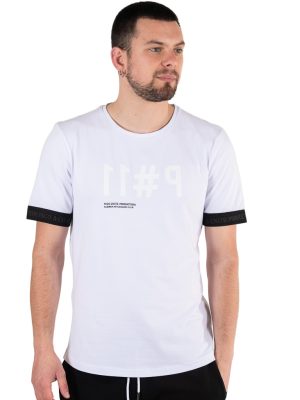 Κοντομάνικη Μπλούζα T-Shirt Paco & CO 2331086 Λευκό