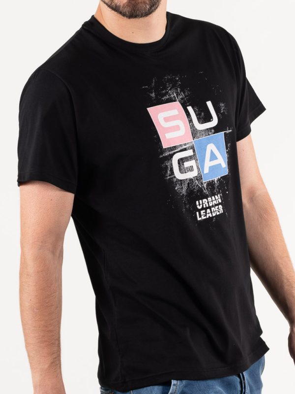 Κοντομάνικο T-Shirt SUGA 2461 Μαύρο