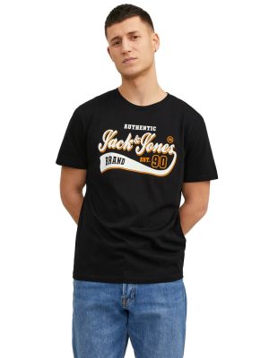 T-Shirt JACK & JONES 12233594 Μαύρο