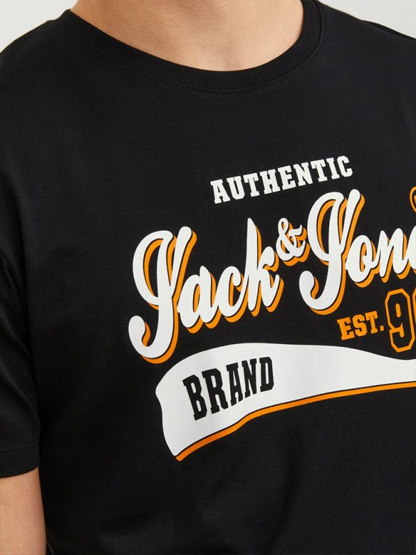 T-Shirt JACK & JONES 12233594 Μαύρο
