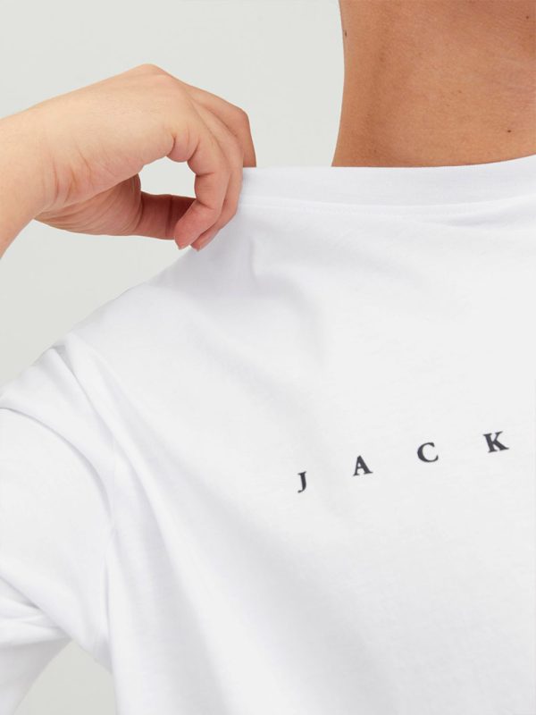 Relaxed Fit T-Shirt JACK & JONES 12234746 Λευκό