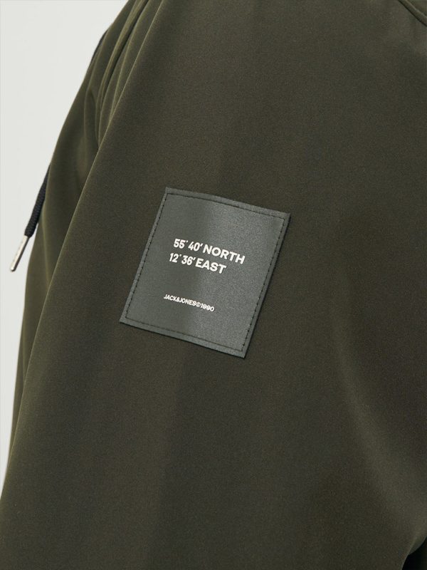 SOFTSHELL Jacket με Κουκούλα σε Μεγάλα Μεγέθη JACK & JONES 12236331 Rosin