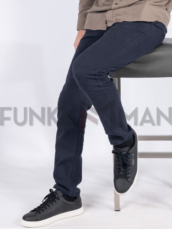 Chinos Special Fabric Παντελόνι DOUBLE CP-251 Navy
