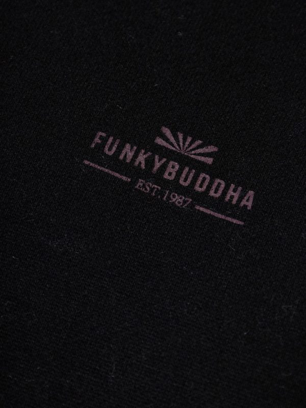 Φούτερ FUNKY BUDDHA FBM008-003-06 Μαύρο
